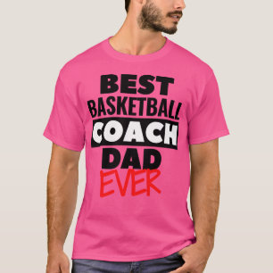 Bester Basketball-Coach-Vater je T-Shirt