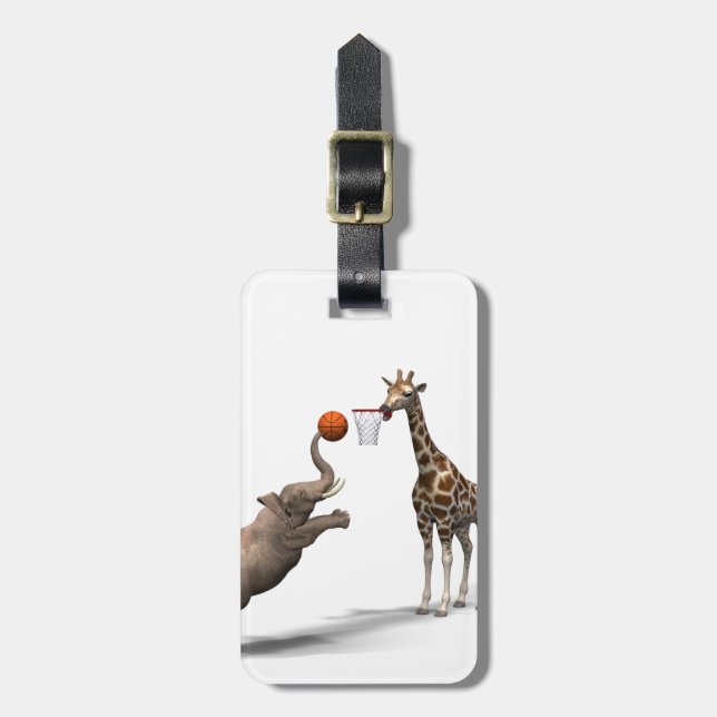 Bester Basketball-Scorer Gepäckanhänger (Vorderseite vertikal)