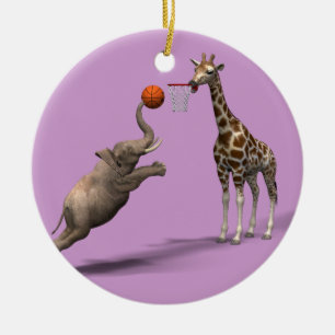 Bester Basketball-Scorer Keramikornament