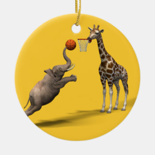 Bester Basketball-Scorer Keramikornament