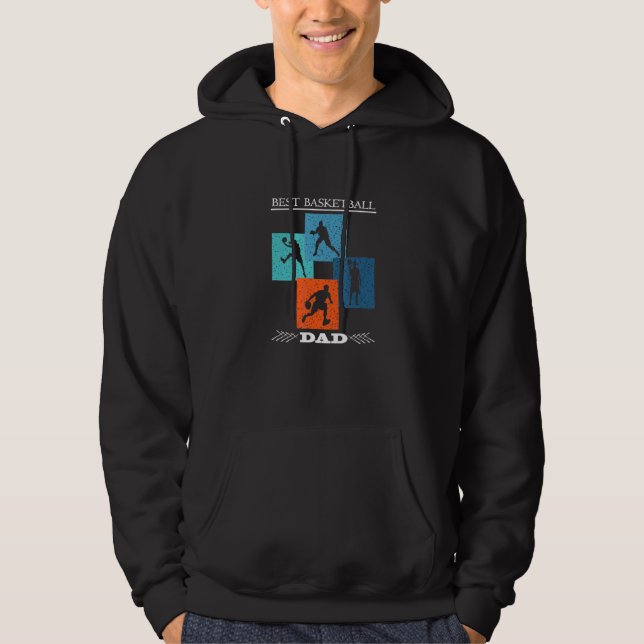 Bester Basketball-Vater Hoodie (Vorderseite)