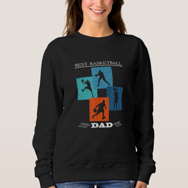 Bester Basketball-Vater Sweatshirt (Vorderseite)