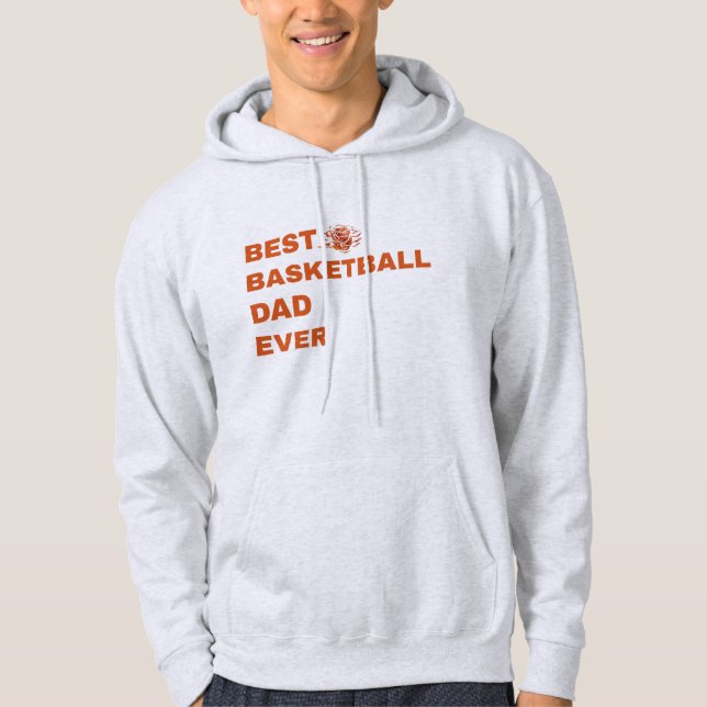 Bester Basketball-Vater überhaupt Hoodie (Vorderseite)