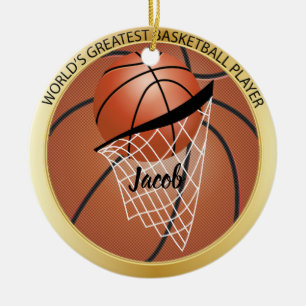 Bester Basketballspieler Keramik Ornament