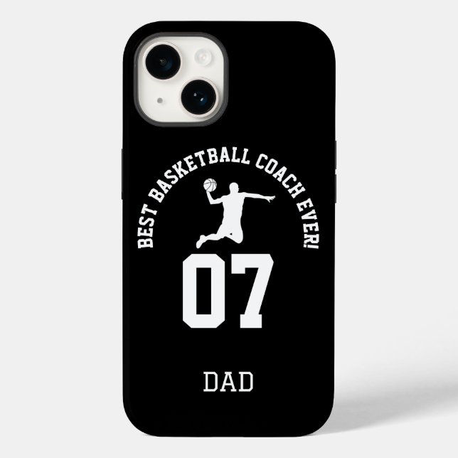 Bester Basketballtrainer je | Sportteam Jersey Case-Mate iPhone Hülle (Rückseite)