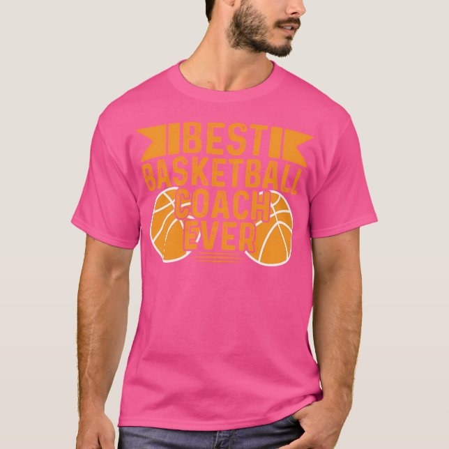 Bester Basketballtrainer je T-Shirt (Vorderseite)