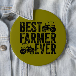 Bester Bauer je - Landwirtschaftliche Liebhaber Button