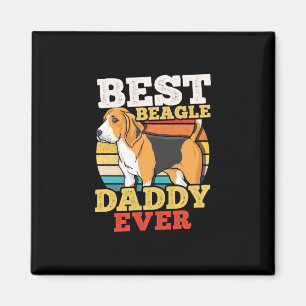 Bester Beagle Dog Daddy je Magnet
