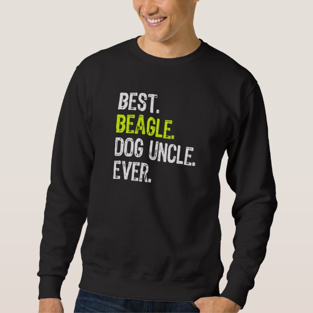 Bester Beagle Dog Uncle jemals Sweatshirt (Vorderseite)