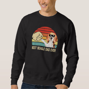 Bester Beagle Hund Vater je Tier Vatertag Sweatshirt