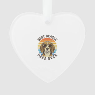 Bester Beagle-Papa Aller Zeiten Vintage Dog Dad Sh Ornament