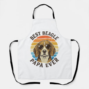 Bester Beagle-Papa Aller Zeiten Vintage Dog Dad-Sh Schürze