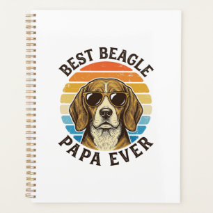Bester Beagle-Papa Aller Zeiten Vintage-Hund-Vater Planer