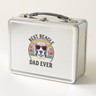 Bester Beagle-Vater Aller Zeiten Vintage Beagle-Sh Metall Brotdose
