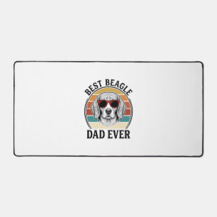 Bester Beagle-Vater Aller Zeiten Vintage Beagle-Sh Schreibtischunterlage