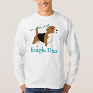 Bester Beagle-Vater der Welt Personalisiert T-Shirt