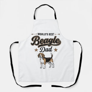 Bester Beagle-Vater der Welt Vintage Hund Schürze