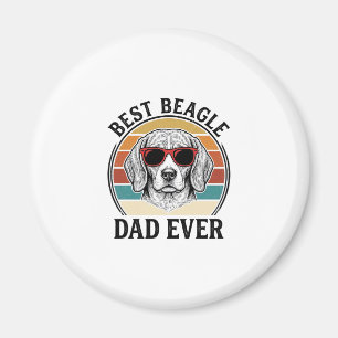 Bester Beagle-Vater überhaupt Vintage Beagle-Shirt Magnet