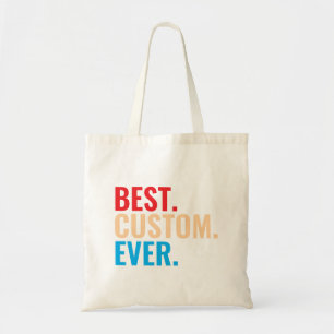 Bester benutzerdefinierter, Vintager Retro-Text Tragetasche