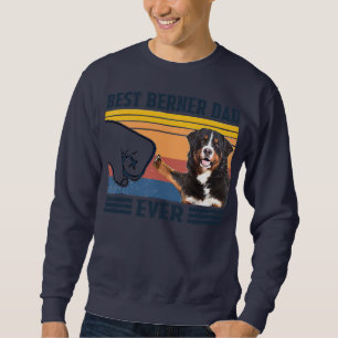 Bester Berner Hund Vater je Vintager Vater Sweatshirt