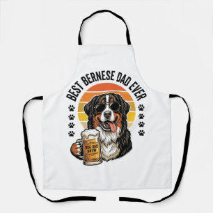 Bester Berner Vater Aller Zeiten Vintage-Hund-Bier Schürze