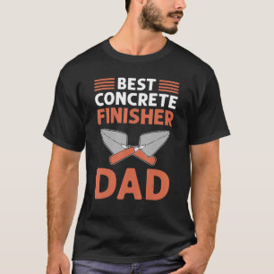 Bester Betonfertiger Vater Cement Mason Betonbeton T-Shirt
