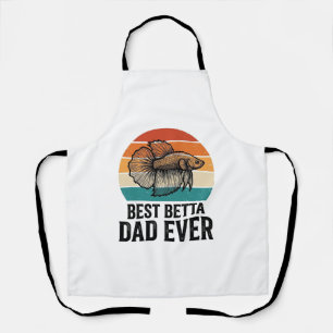 Bester Betta-Vater Aller Zeiten Vintage-Fischdesig Schürze