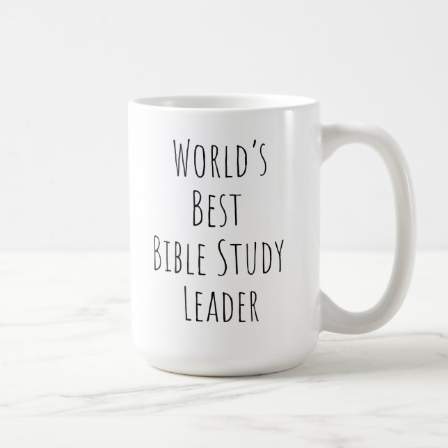 Bester Bibelstudienleiter der Welt Kaffeetasse (Rechts)