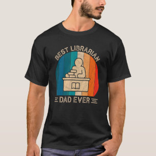 Bester biblischer Vater je Retro Librarian Graphic T-Shirt