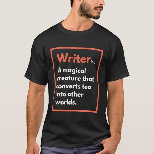 Bester Blogger-Schriftsteller Funny Writing Defini T-Shirt (Vorderseite)