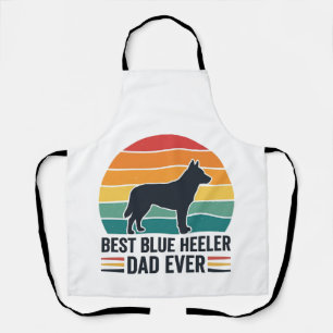 Bester Blue Heeler-Vater überhaupt Vintage-Hund-Va Schürze