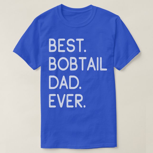 Bester Bobtail-Vater je T-Shirt (Design vorne)