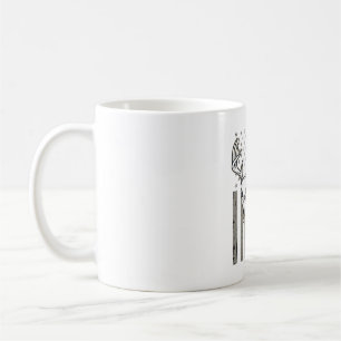 Bester Bockjäger-Vater Hirschjagd Vintage-Shirt-De Kaffeetasse