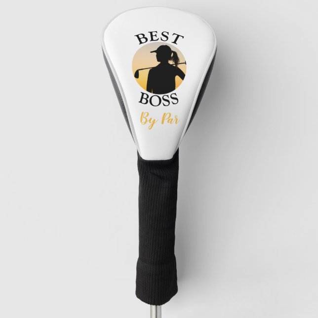 Bester Bogen nach Par Custom Golf Headcover (Vorderseite)