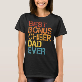Bester Bonus Cheer Vater je Cheerleader Stepdad Vi T-Shirt