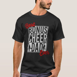 Bester Bonus Cheer Vater je Cheerleader T-Shirt