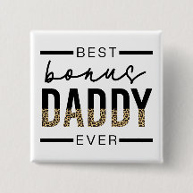 Bester Bonus Daddy je Leopard-Typografie