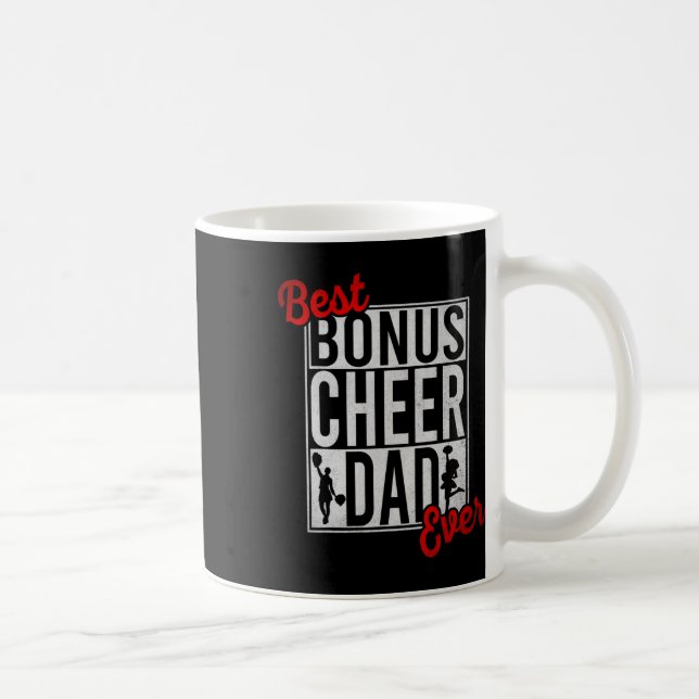 Bester Bonus-Jubel-Papa Aller Cheerleading  Kaffeetasse (Rechts)