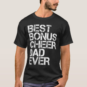 Bester Bonus-Jubel-Vater Aller Zeiten Cheerleading T-Shirt