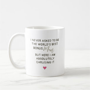 Bester Bonus-Mama-Spruch der Welt Kaffeetasse