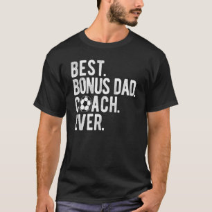 Bester Bonus Vater Coach Ever Football T-Shirt
