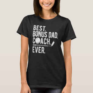 Bester Bonus-Vater-Coach je Eishockey T-Shirt