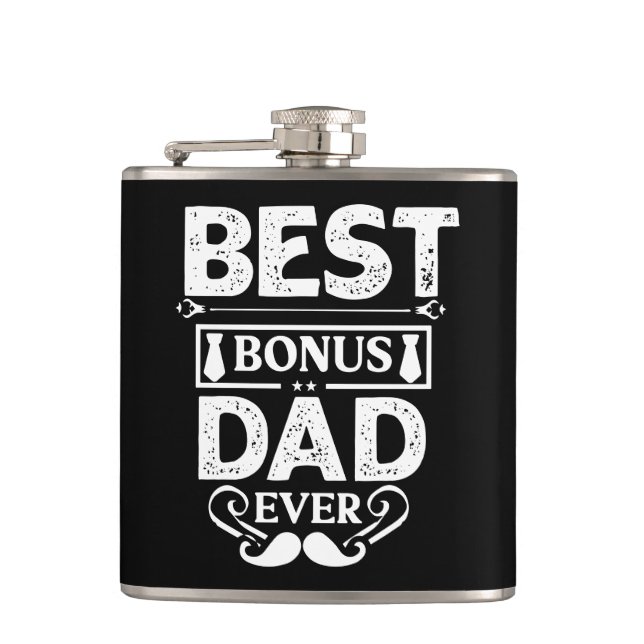 Bester Bonus-Vater je Flachmann (Vorderseite)