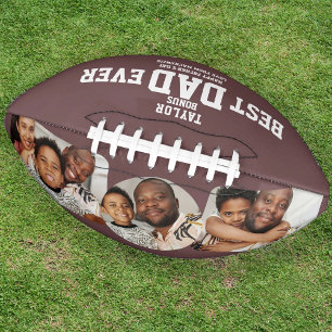 Bester Bonus-Vater je Personalisiertes Foto und Te Football