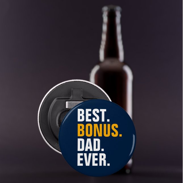 Bester Bonus-Vater je Stepfather Flaschenöffner (Best Bonus Dad Ever Stepfather Bottle Opener from Ricaso. Father's Day gifts for Stepdads )