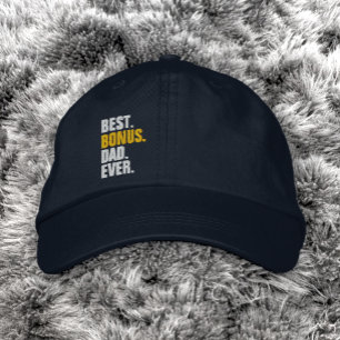 Bester Bonus Vater je Stepfather Vatertag Bestickte Baseballkappe