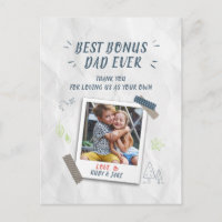 Bester Bonus Vater Stepdad Custom Foto