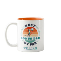 Bester Bonus Vater von Par Retro Stepdad Geburtsta