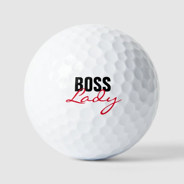 Bester Boss - Boss's Day-Geschenk - Personalisiert Golfball (Vorderseite)