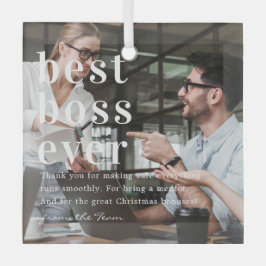 Bester Boss je | Angebot und Foto Ornament Aus Glas